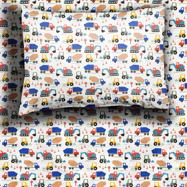 Twin Sheet Set - Construction Twin Sheet Set