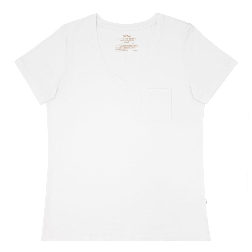Click to see full screen - Women's - Bright White Women's Perfect Pocket Tee