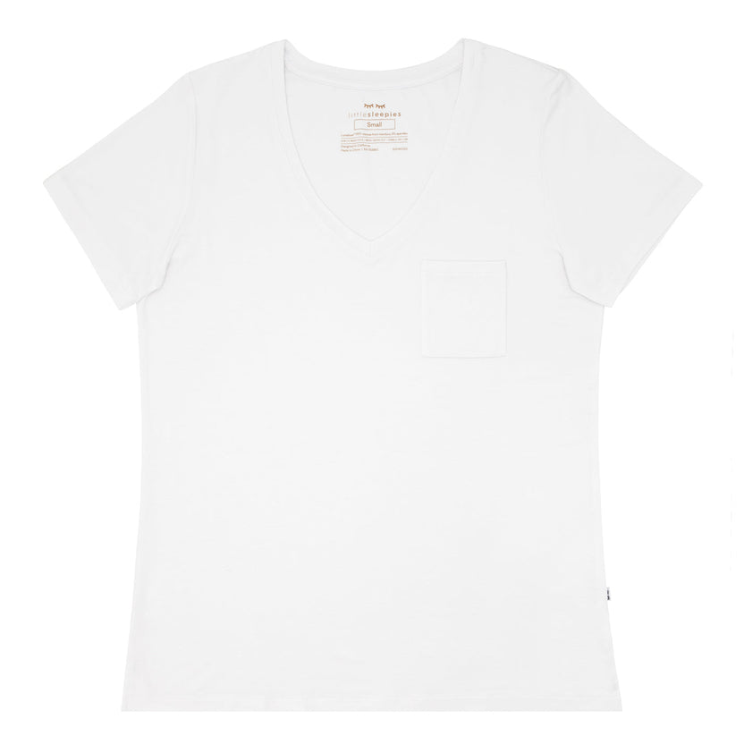 Millie Pocket Tee - White