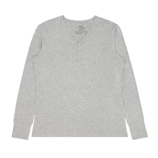 Women's LS PJ Tops - Heather Gray Women's Pajama Top