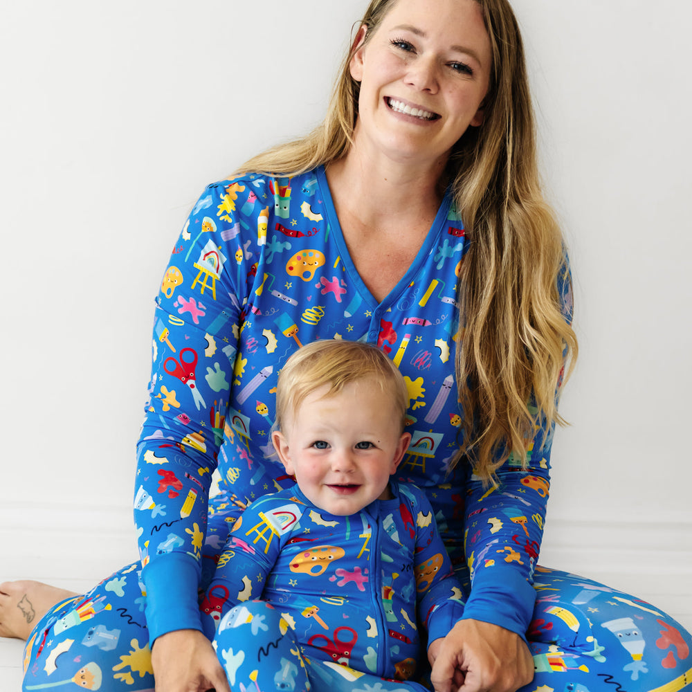 Women's LS PJ Tops - Make & Create Women's Bamboo Viscose Pajama Top