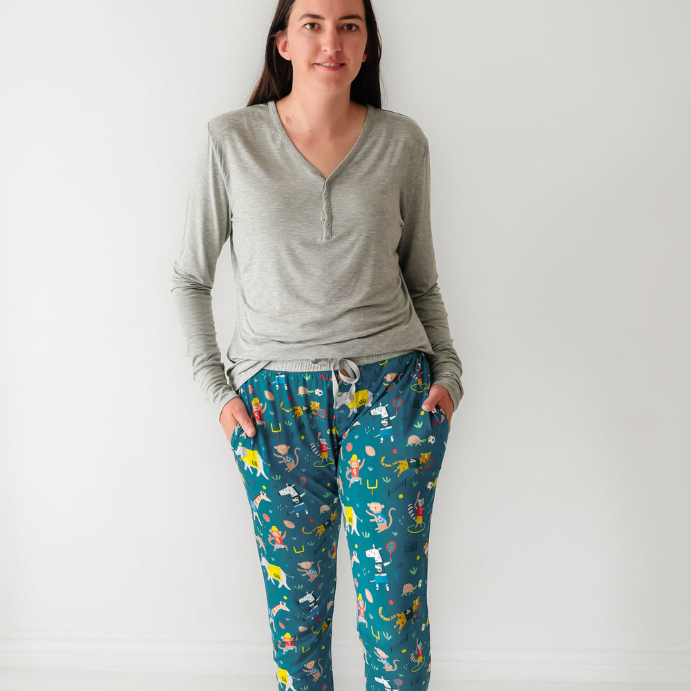 Women's PJ Pants - Jungle Gym Women's Bamboo Viscose Pajama Pants