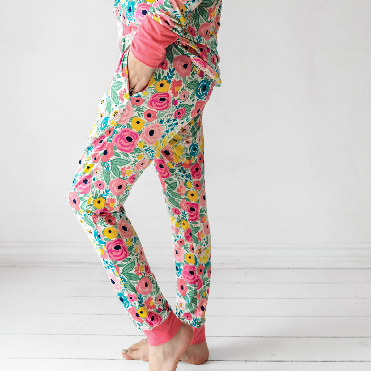 Women's PJ Pants - Secret Garden Women's Bamboo Viscose Pajama Pants