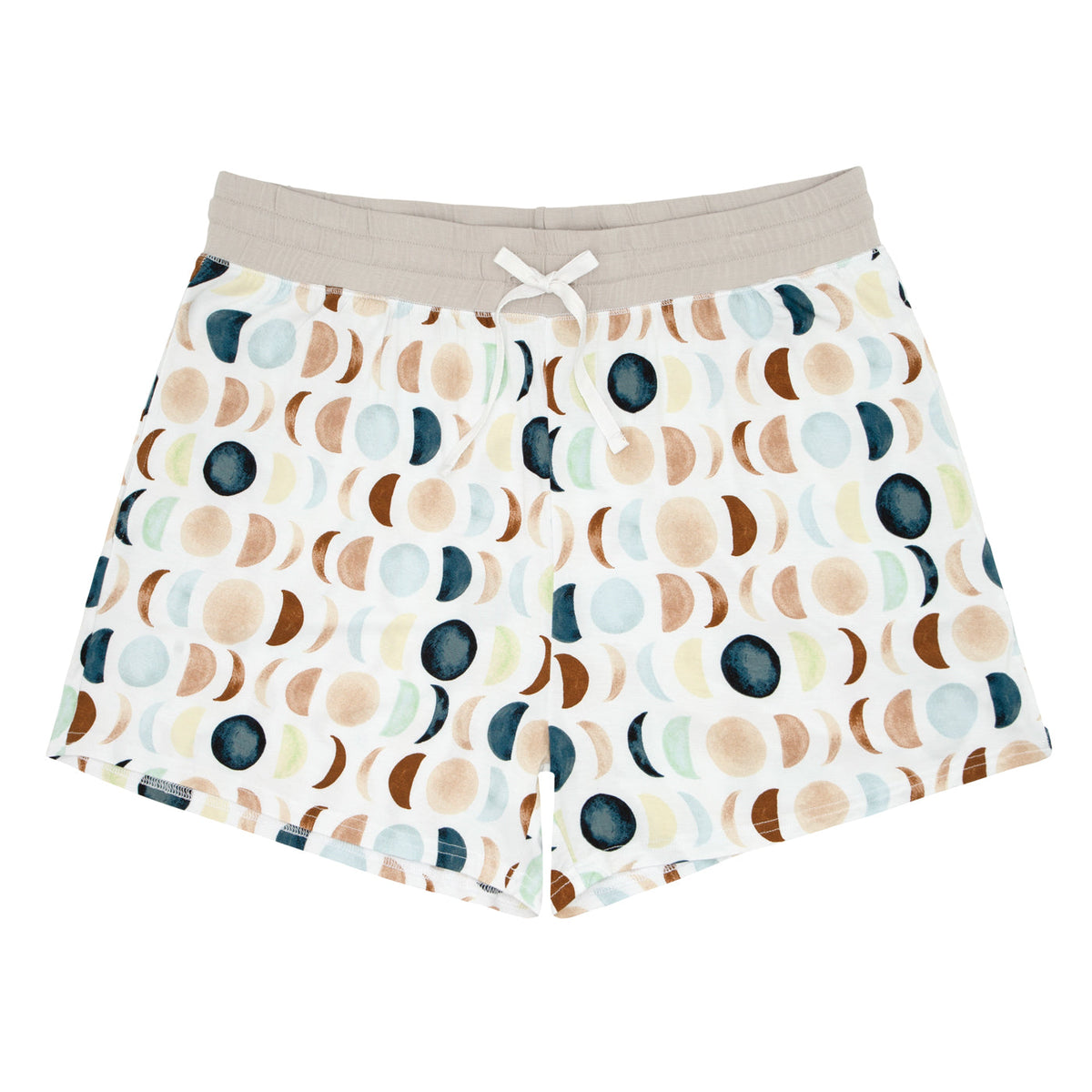 Flat lay image of women's Luna Neutral pj shorts