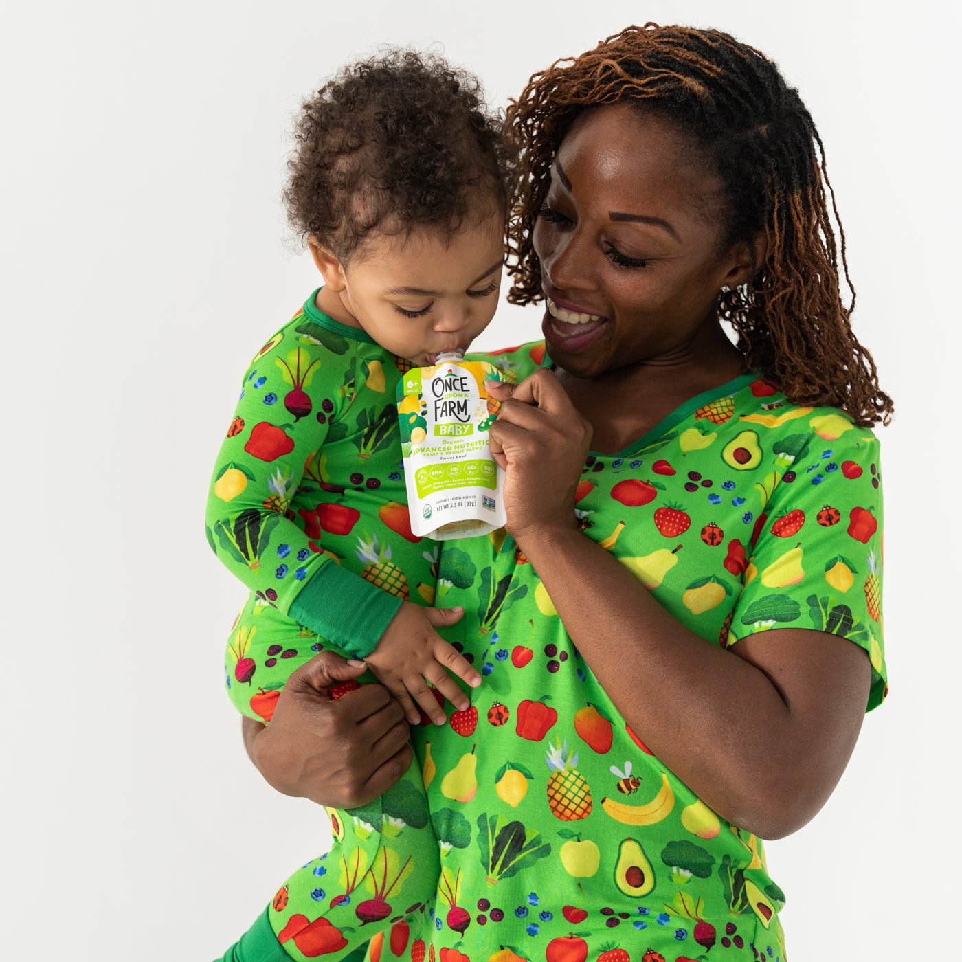 Once Upon a Farm Two-Piece Short Sleeve Bamboo Viscose Pajama Set – Little  Sleepies