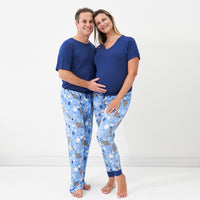 Women's SS PJ Tops - Sapphire Women's Short Sleeve Pajama Top