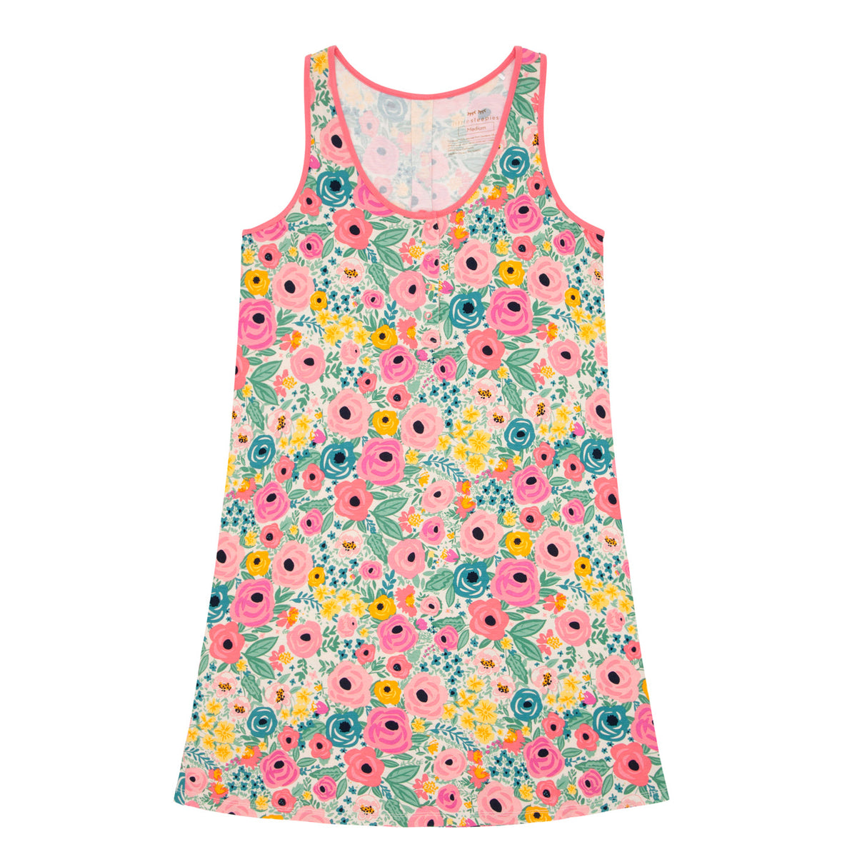 Women's Tank Nightgowns - Secret Garden Women's Bamboo Viscose Tank Nightgown