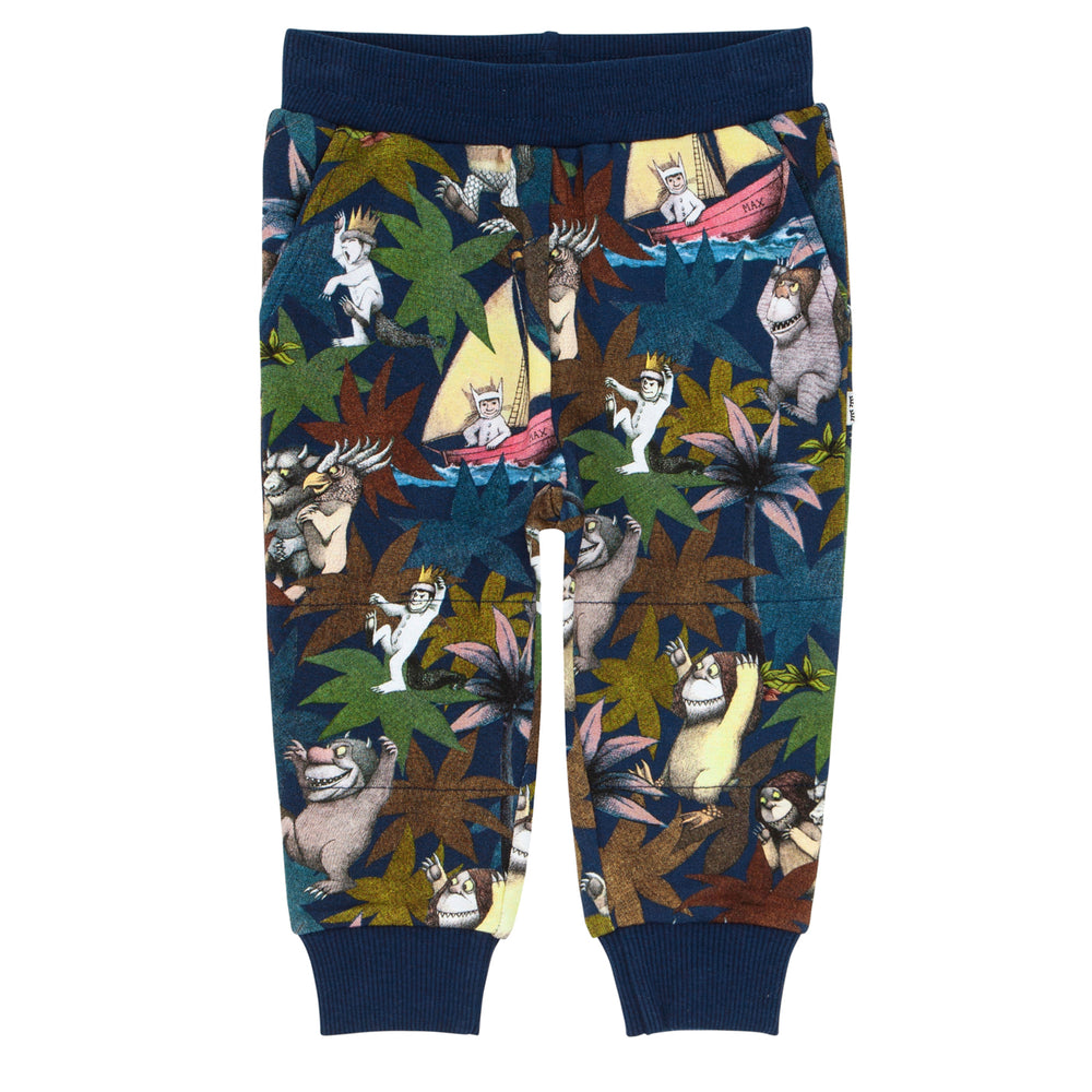 Flat lay image of Where the Wild Things Are joggers
