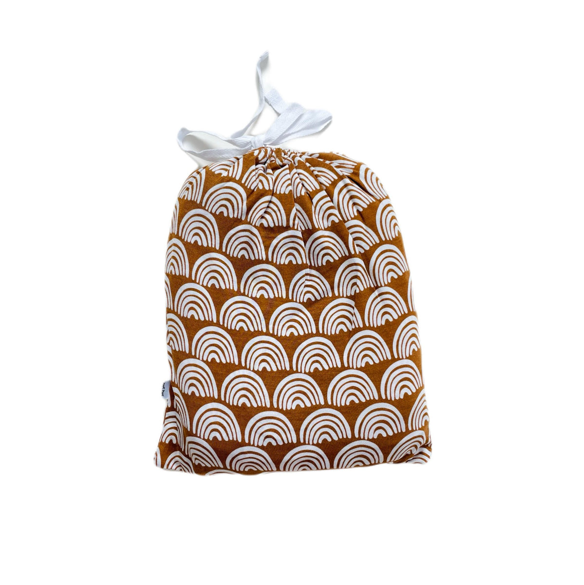Rust Color Crib Rust Rainbows Fitted Crib Sheet - Little Sleepies