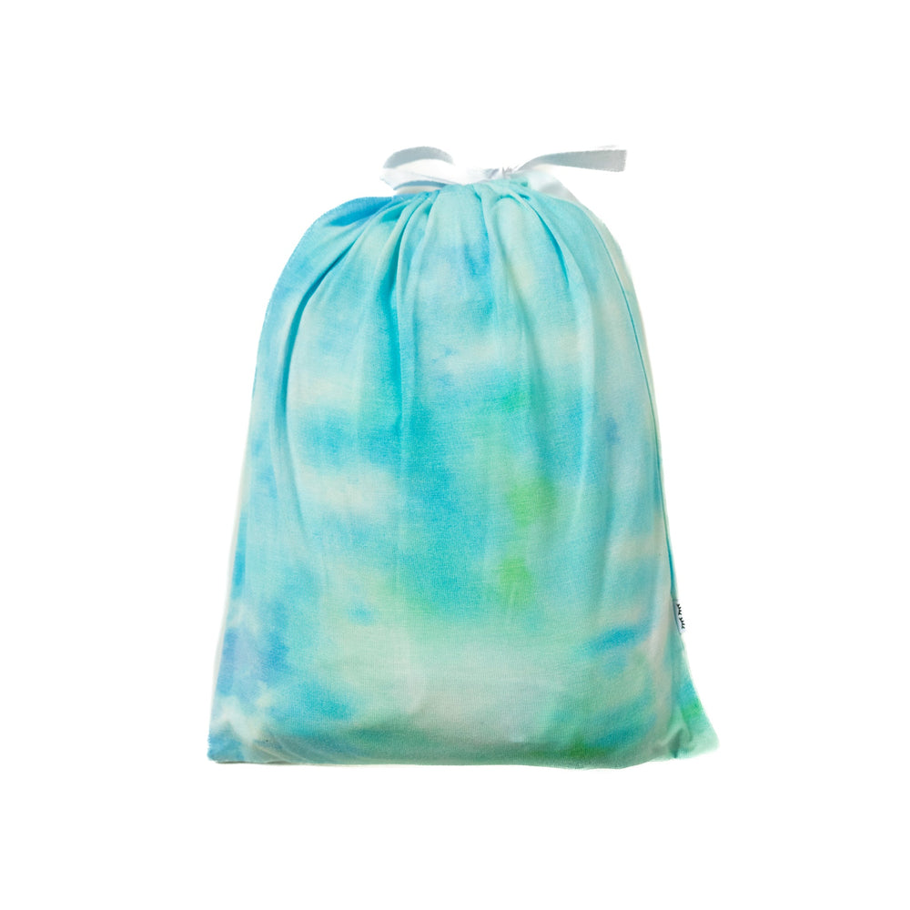 Tidepool Watercolor Fitted Crib Sheet