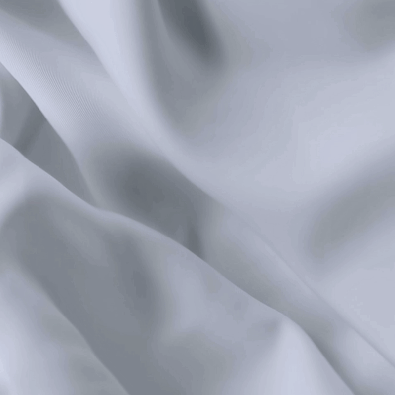 Close up video detailing the movement and fabric of the Bamboo Duvet Cover in Pearl