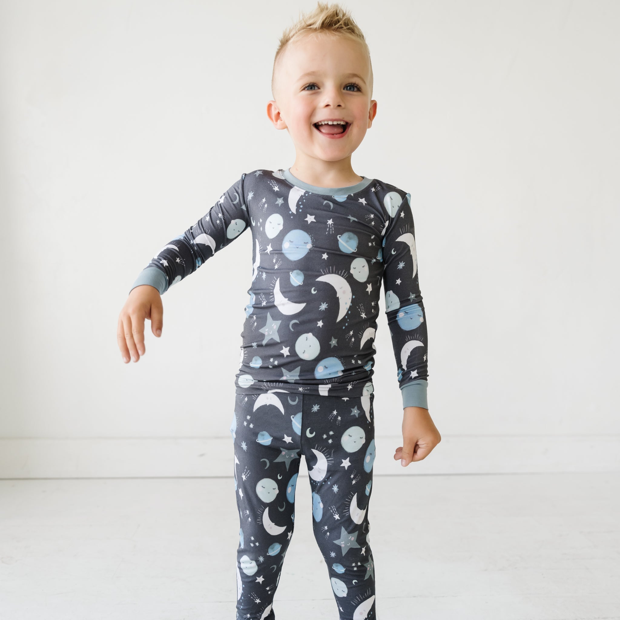 Shark Soiree Two-Piece Pajama Set - Little Sleepies