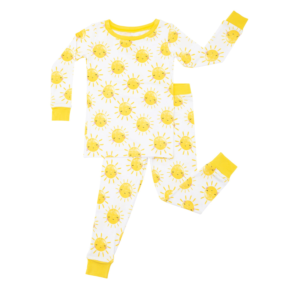 LS/P PJ Set - Sunshine Two-Piece Bamboo Viscose Pajama Set