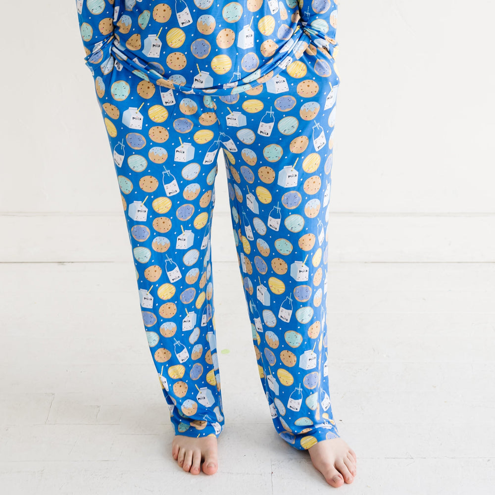 Men's PJ Pants - Blue Cookies & Milk Men's Bamboo Viscose Pajama Pants