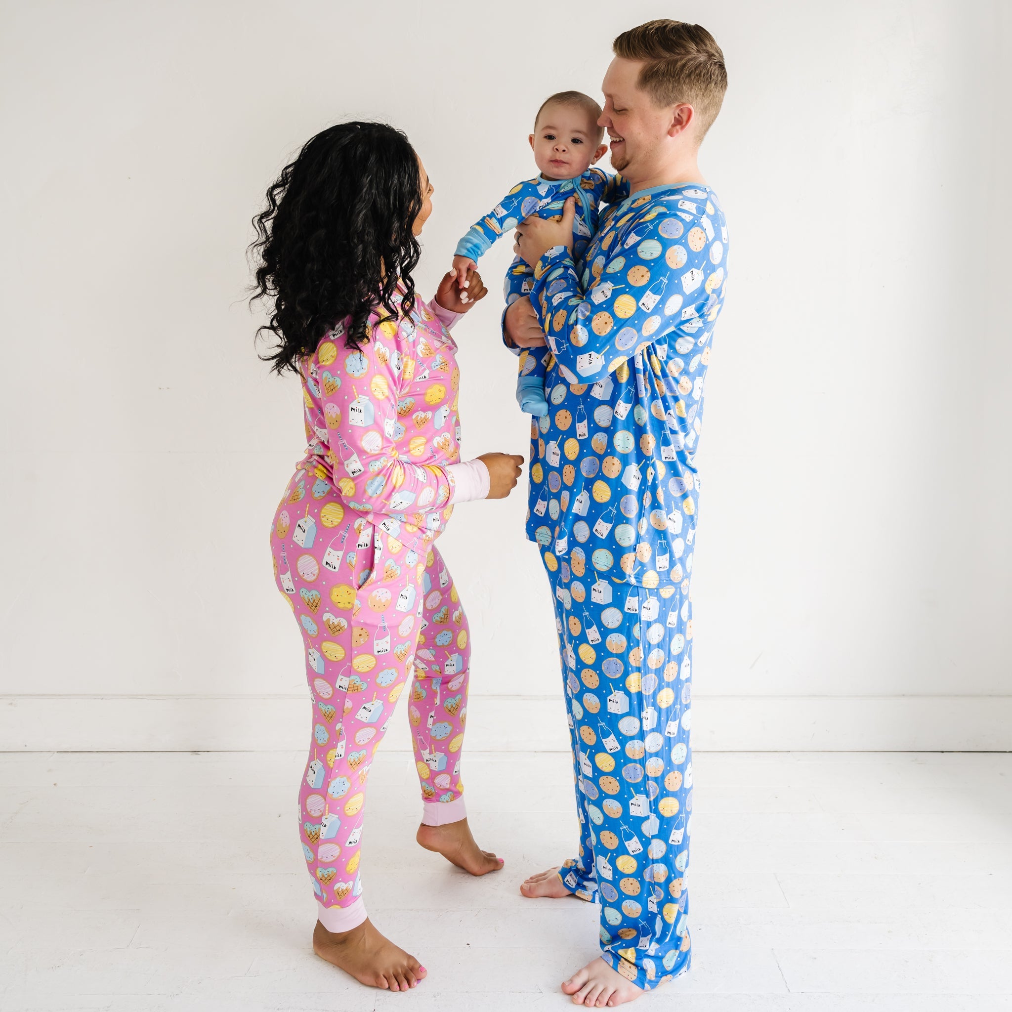 Blue Cookies & Milk Men's Pajama Pants - Little Sleepies