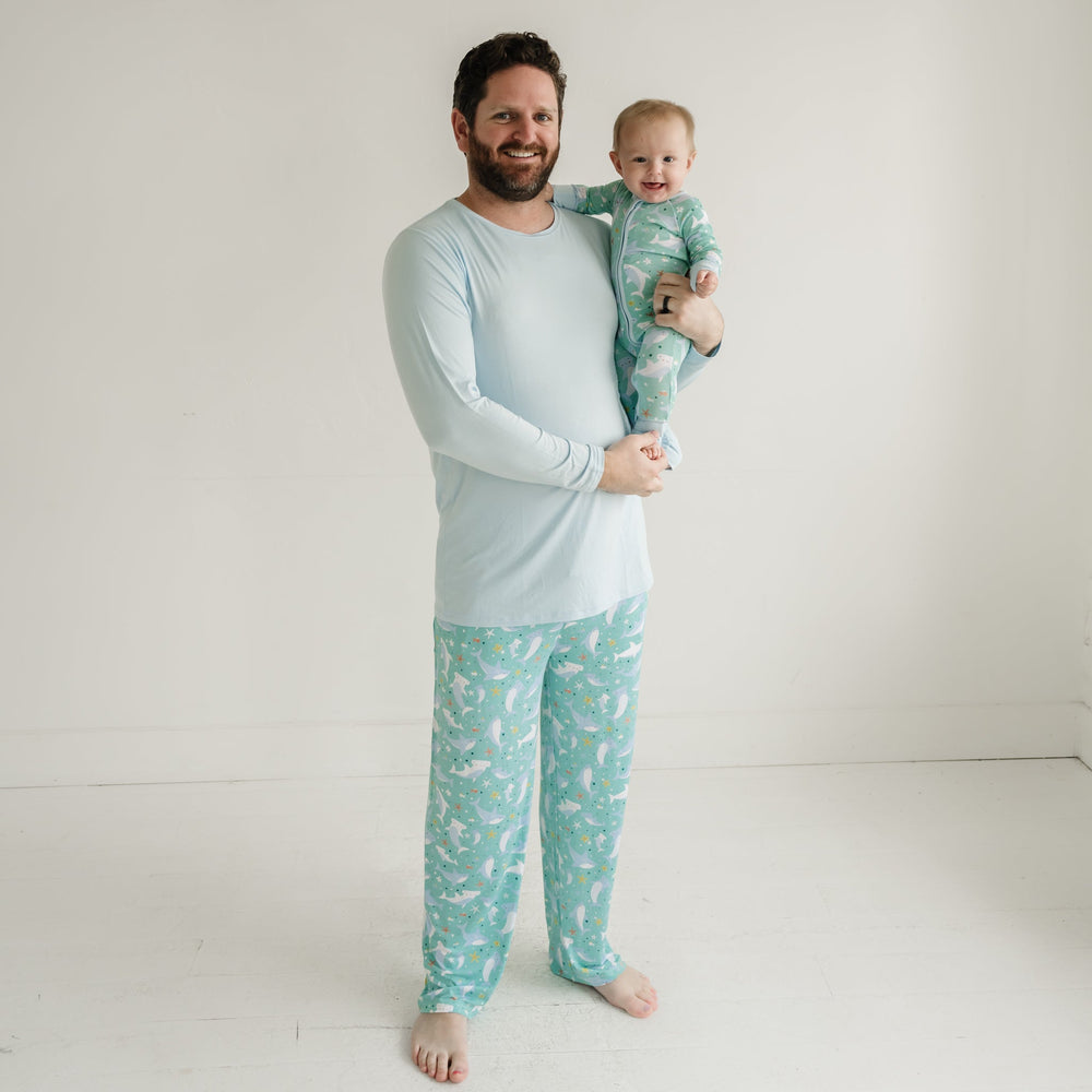 Shark Soiree Men's Pajama Pants - Little Sleepies