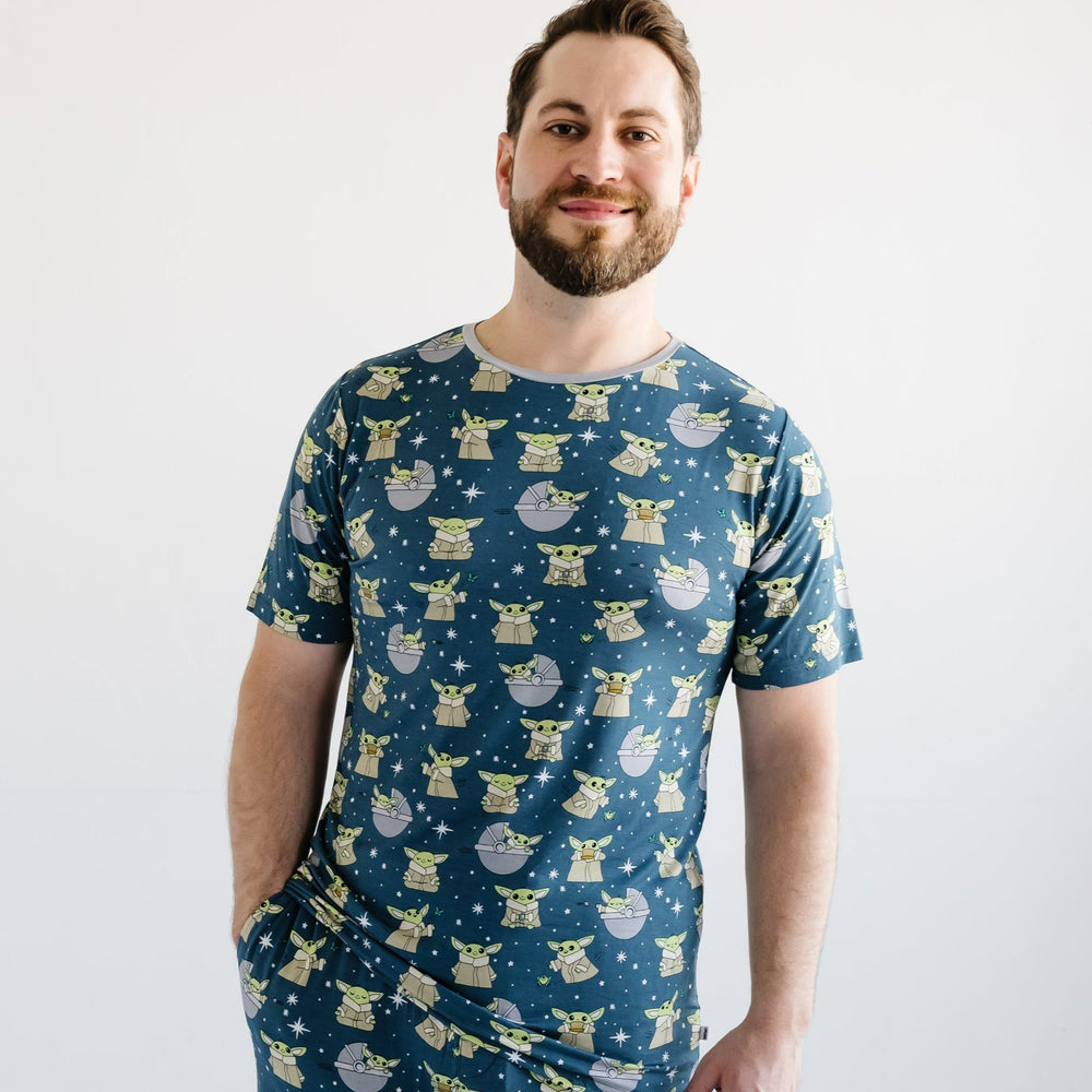 Star Wars™ Grogu Men's Short Sleeve Bamboo Viscose Pajama Top