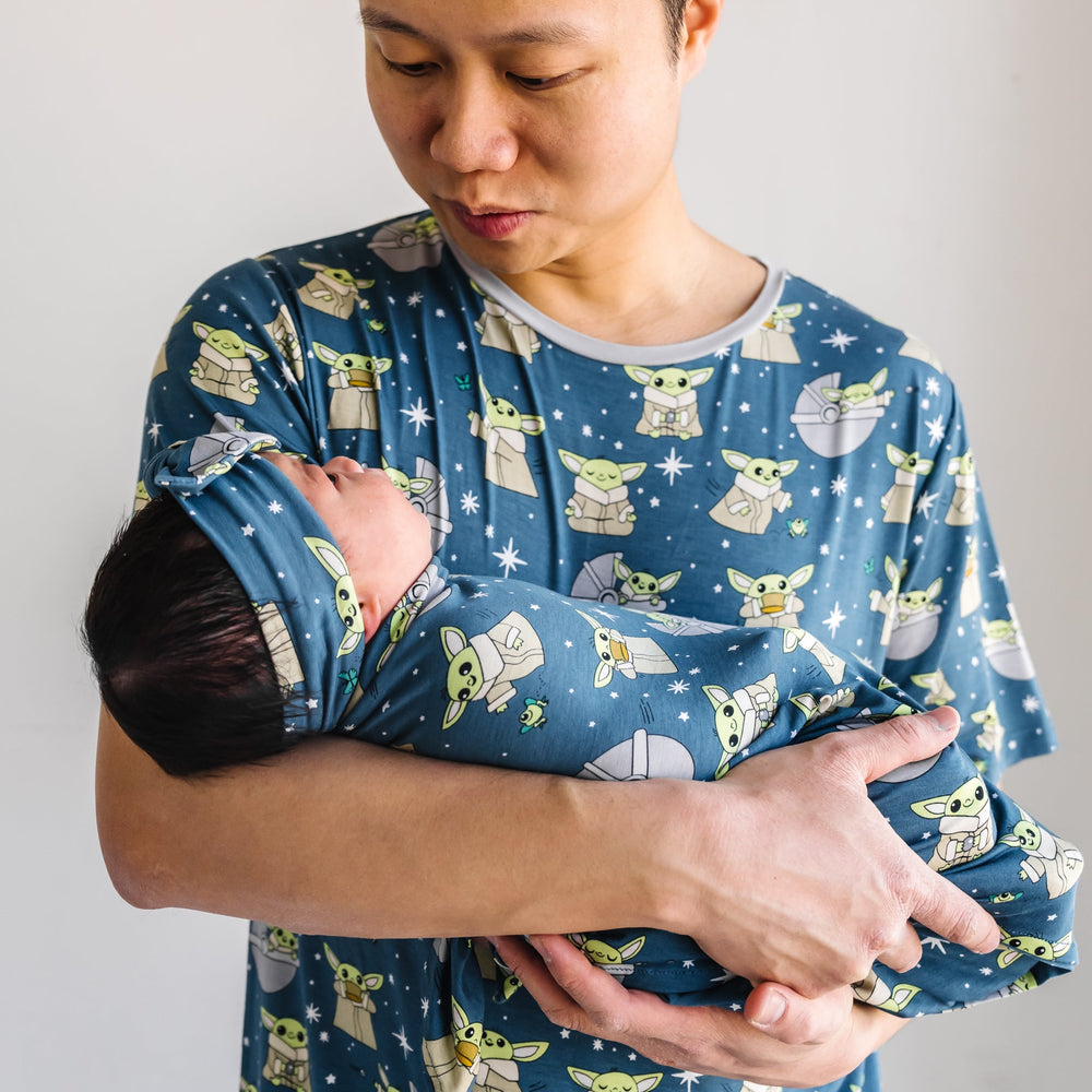 Star Wars™ Grogu family matching pajamas in men's and infant/newborn.