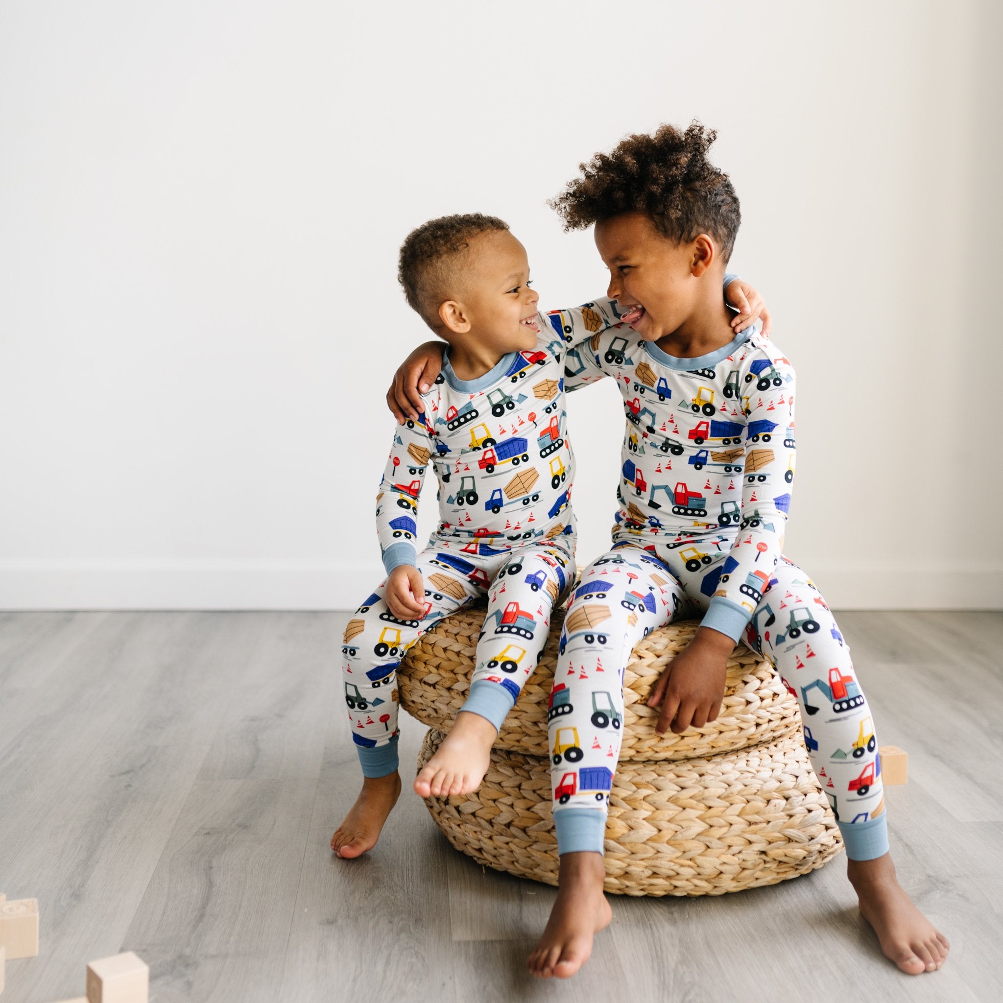 Construction Two-Piece Pajama Set - Little Sleepies
