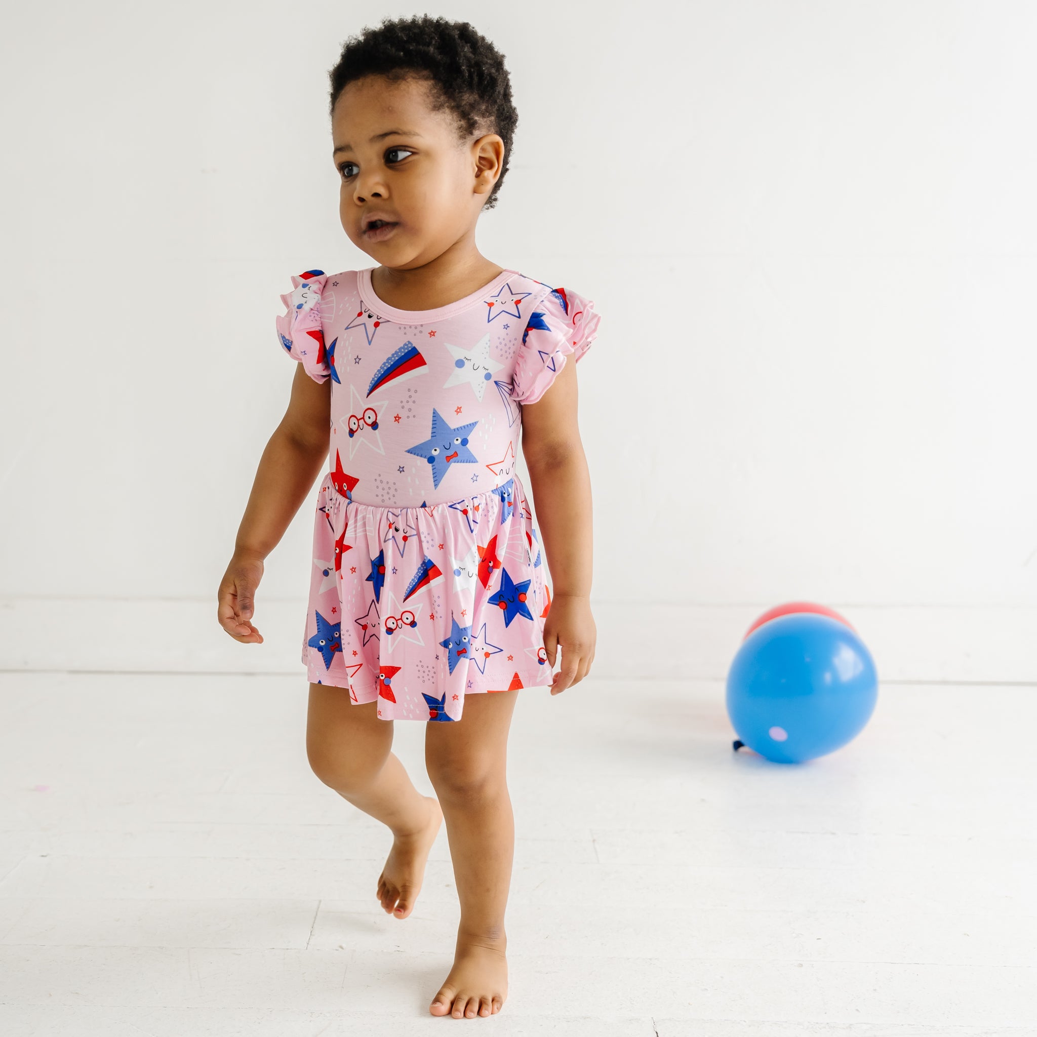 Rainbow Leopard Twirl Dress with Bodysuit - Little Sleepies