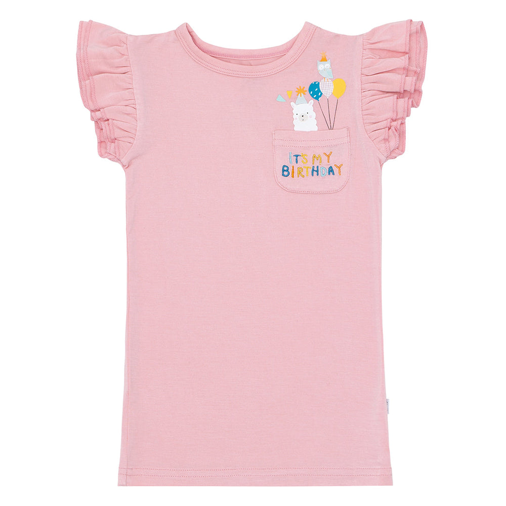 Play Pocket Tee - Party Animals Short Sleeve Flutter Graphic Pocket Tee