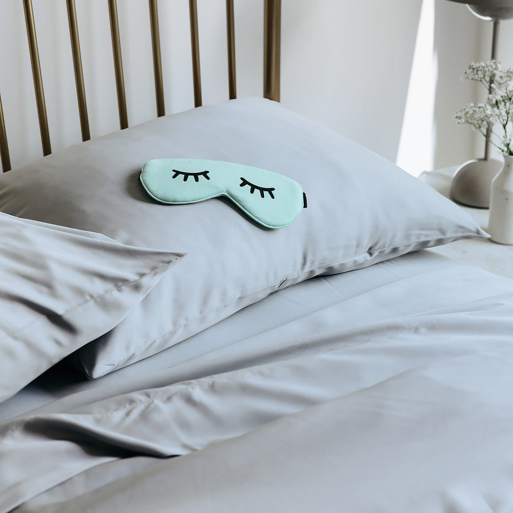 Sleep Mask - Adult Aquamarine Bamboo Sleep Mask