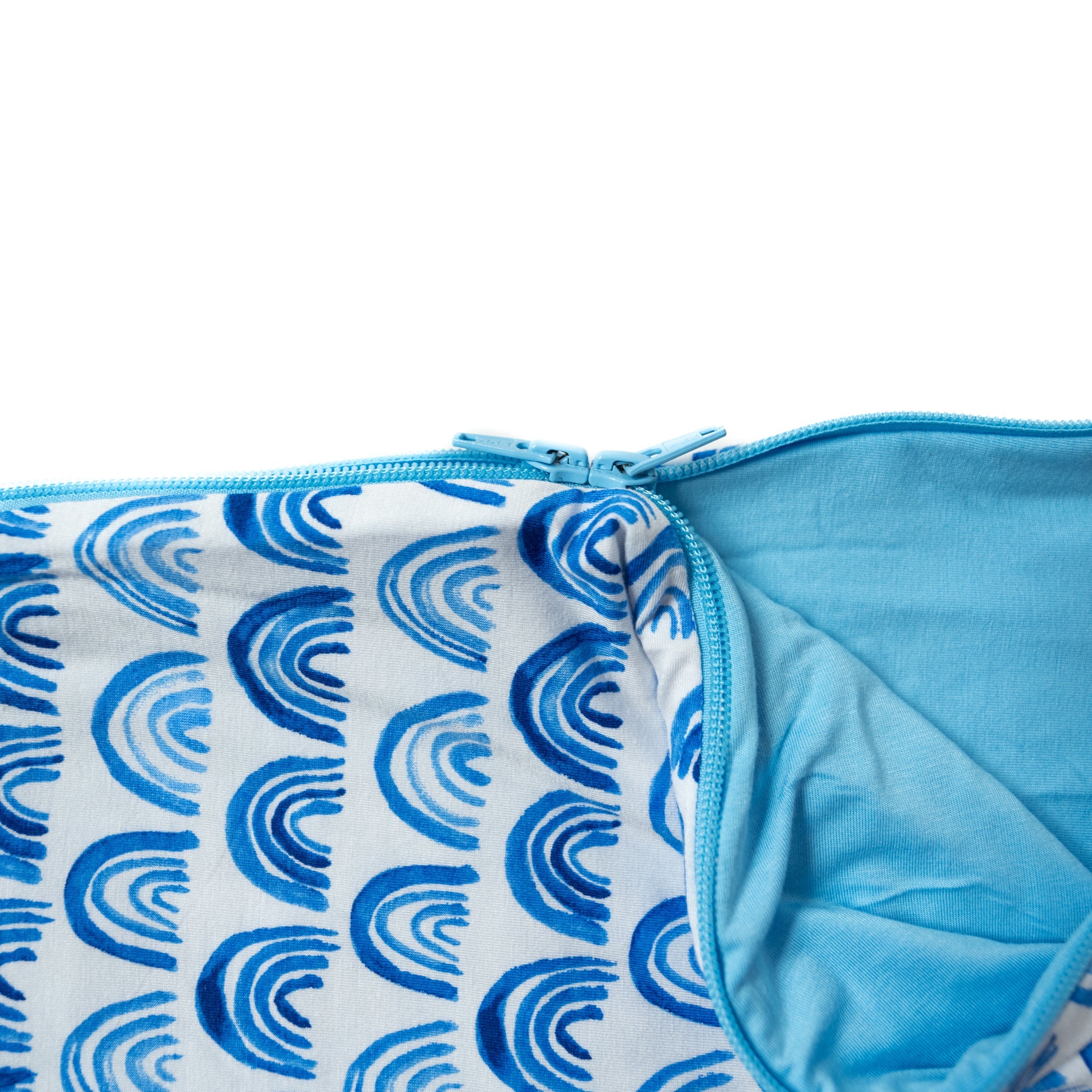 Blue Rainbows Bamboo Viscose Sleepy Bag/Wearable Blanket - Little Sleepies