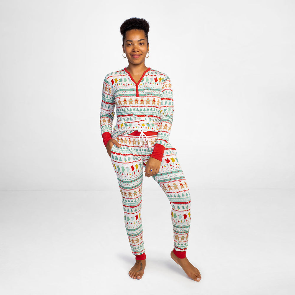Fair Isle Women's Pajama Top