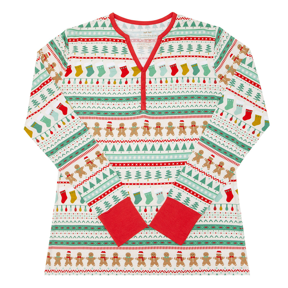 Fair Isle Women's Pajama Top