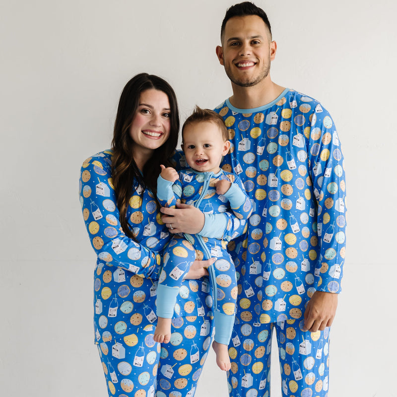 Women's PJ Pants - Blue Cookies & Milk Women's Bamboo Viscose Pajama Pants