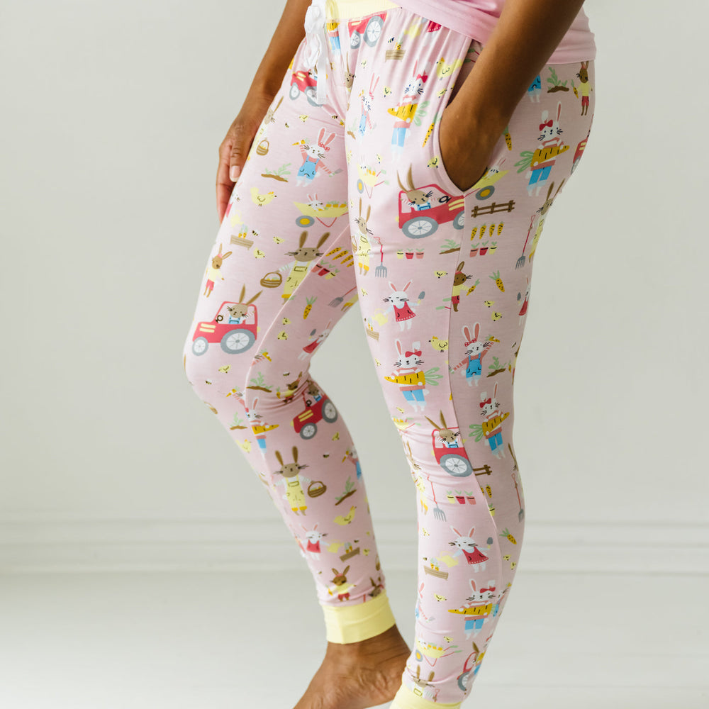 Women's PJ Pants - Petal Hop To It Women's Bamboo Viscose Pajama Pants