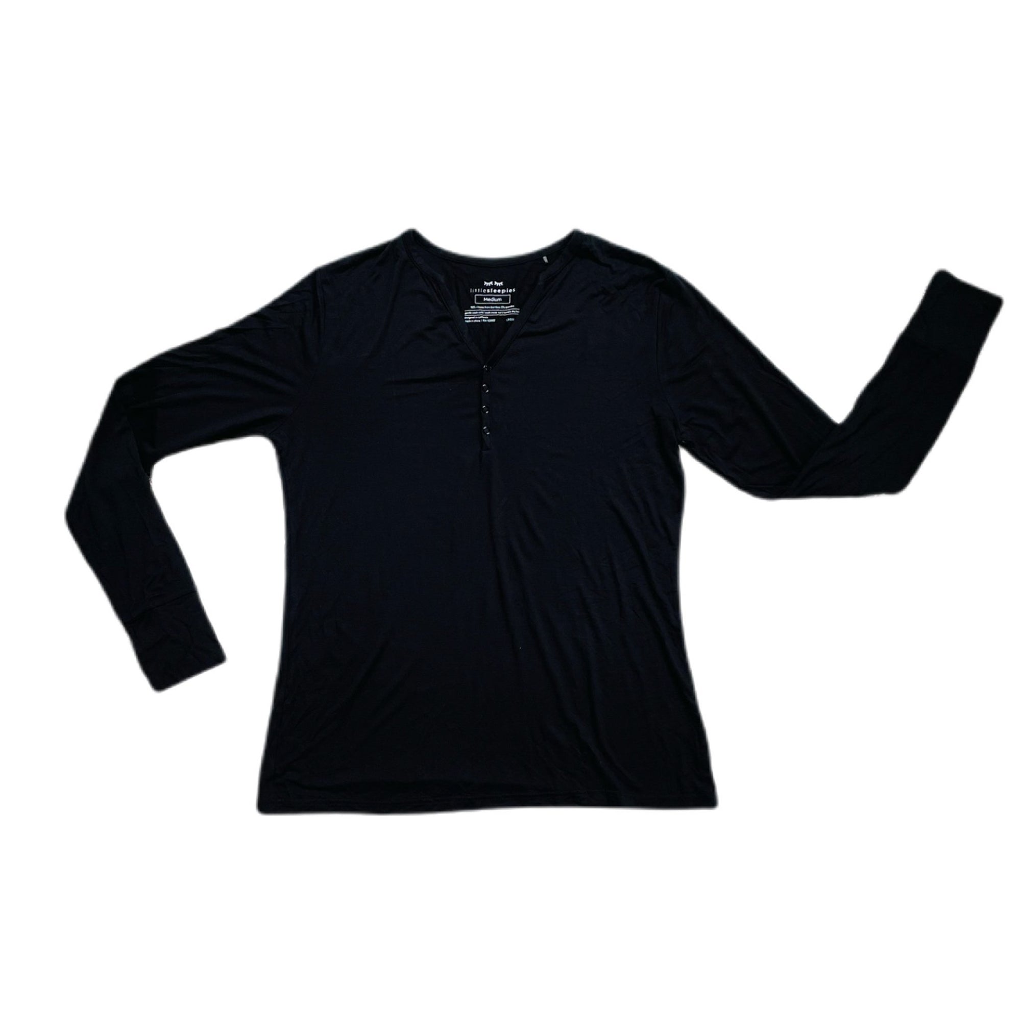 Flat lay image of Black women's pajama top