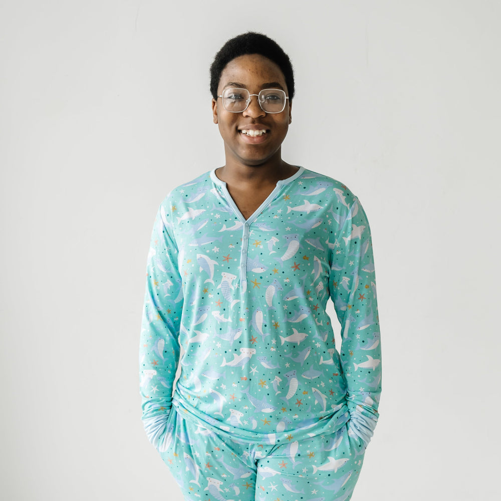 Women's PJs - Shark Soiree Women's Bamboo Viscose Pajama Top
