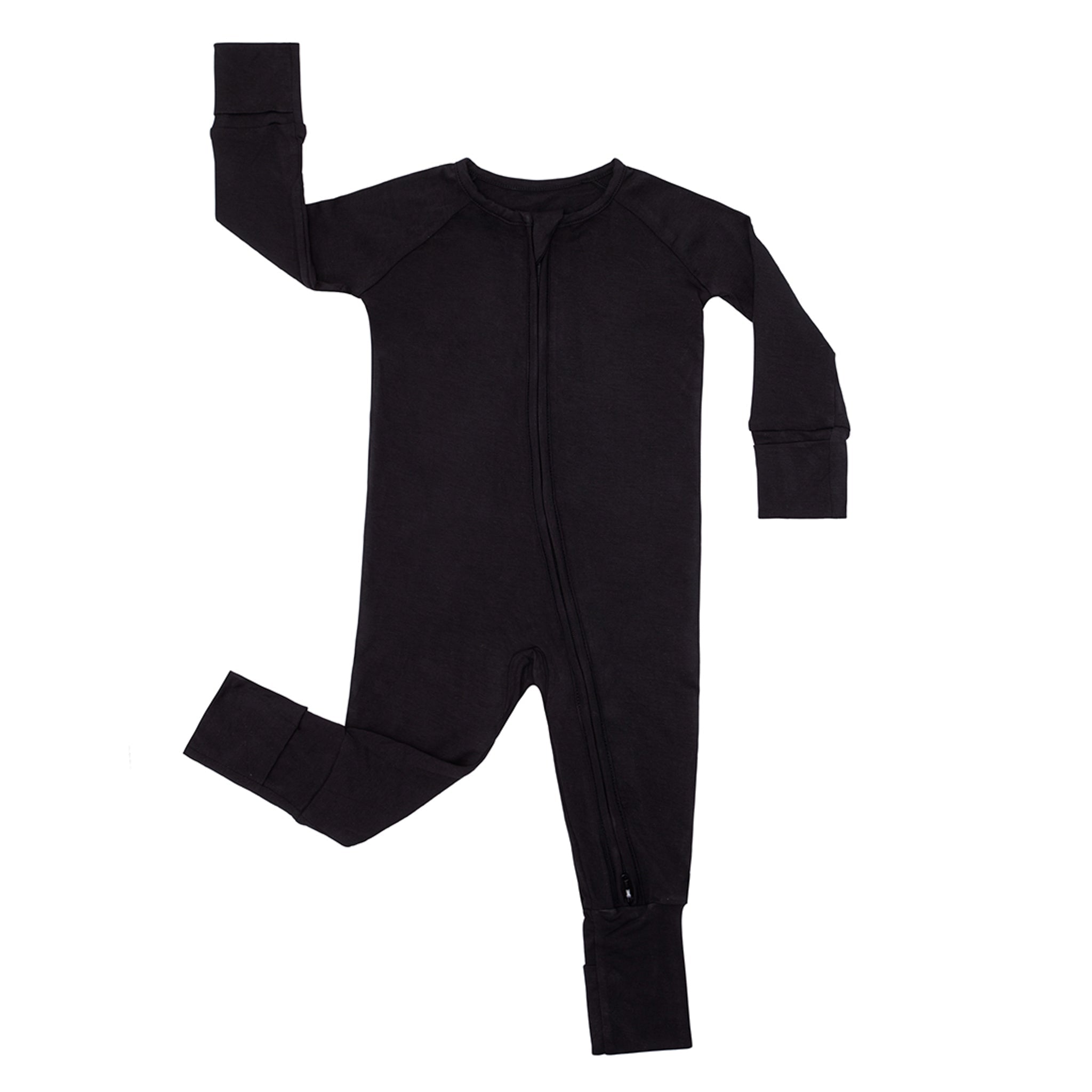 Pyjama bébé velours à zip double sens motif panda noir Dim ZIPPY ®