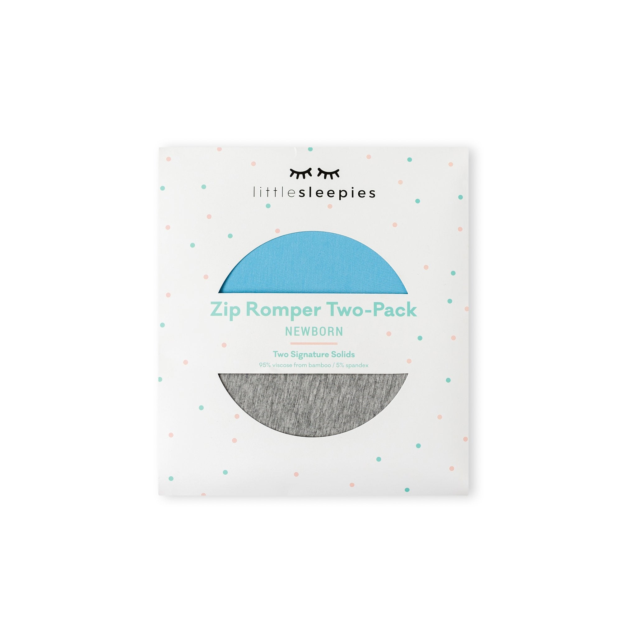 The front of the Solid Zippy Two-Pack Gift Box